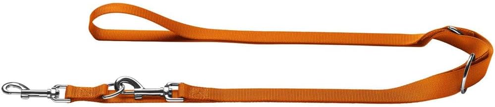 Hunter Hundeleine London Variabel 3-fach verstellbar Nylon Polyester Braun 10/20