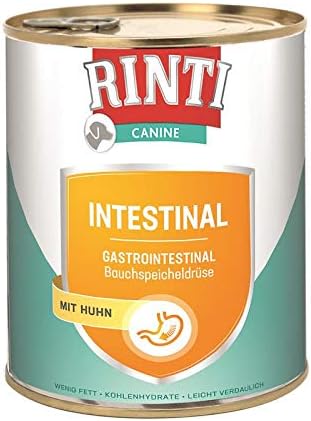 Rinti Canine Intestinal Huhn 6×800g Diaet Nassfutter fuer Hunde