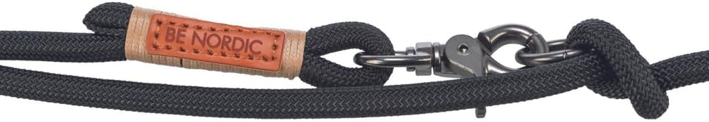 TRIXIE V-Leine verstellbar 2,00 m Durchmesser 13 mm L-XL dunkelgrau braun