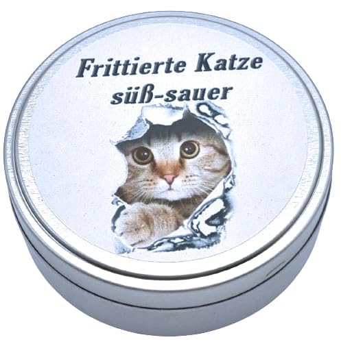 Scherzartikel frittierte Katze in Dose | Lustiges Party Geschenk Halloween