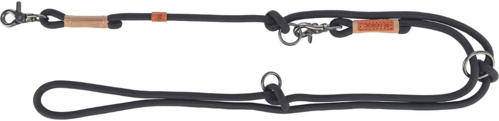 TRIXIE V-Leine verstellbar 2,00 m Durchmesser 13 mm L-XL dunkelgrau braun