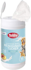 Nobby Reinigungstuecher in Spenderdose 50 Stueck Universal fuer Tiere