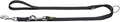 HUNTER verstellbare Hundefuehrleine Nylon 3-fach 20-200 cm rauchblau