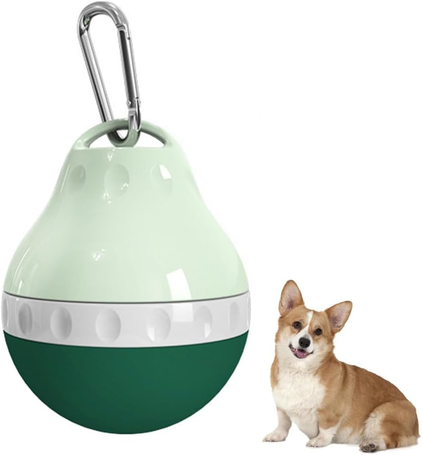 Trinkflasche fuer Hunde mit abnehmbarem Napf Silikon Auslaufsicher