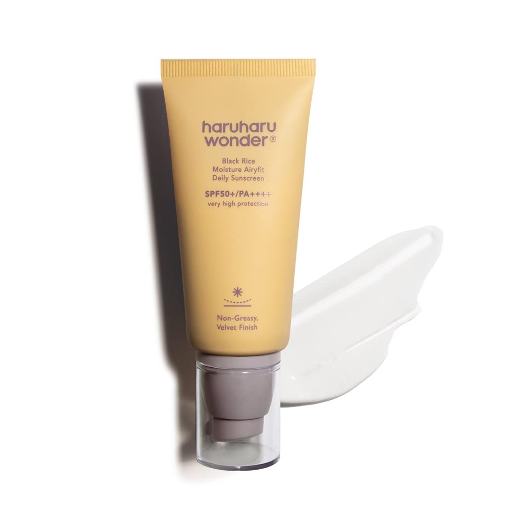 Haruharu Wonder Black Rice Moisture Airyfit Daily Sunscreen 50 ml, Velvet Finish