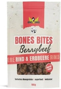 Bones Bites Berry’Beef Hundeleckerlis 80% Rind 8% Erdbeere getreidefrei