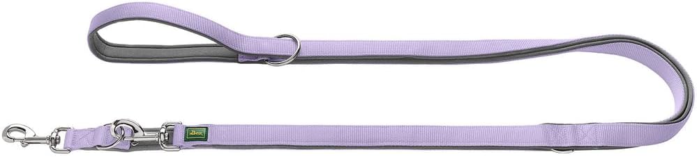 Hunter verstellbare Hundeleine 3-fach 20-200 cm Nylon mit Neopren gepolstert sch