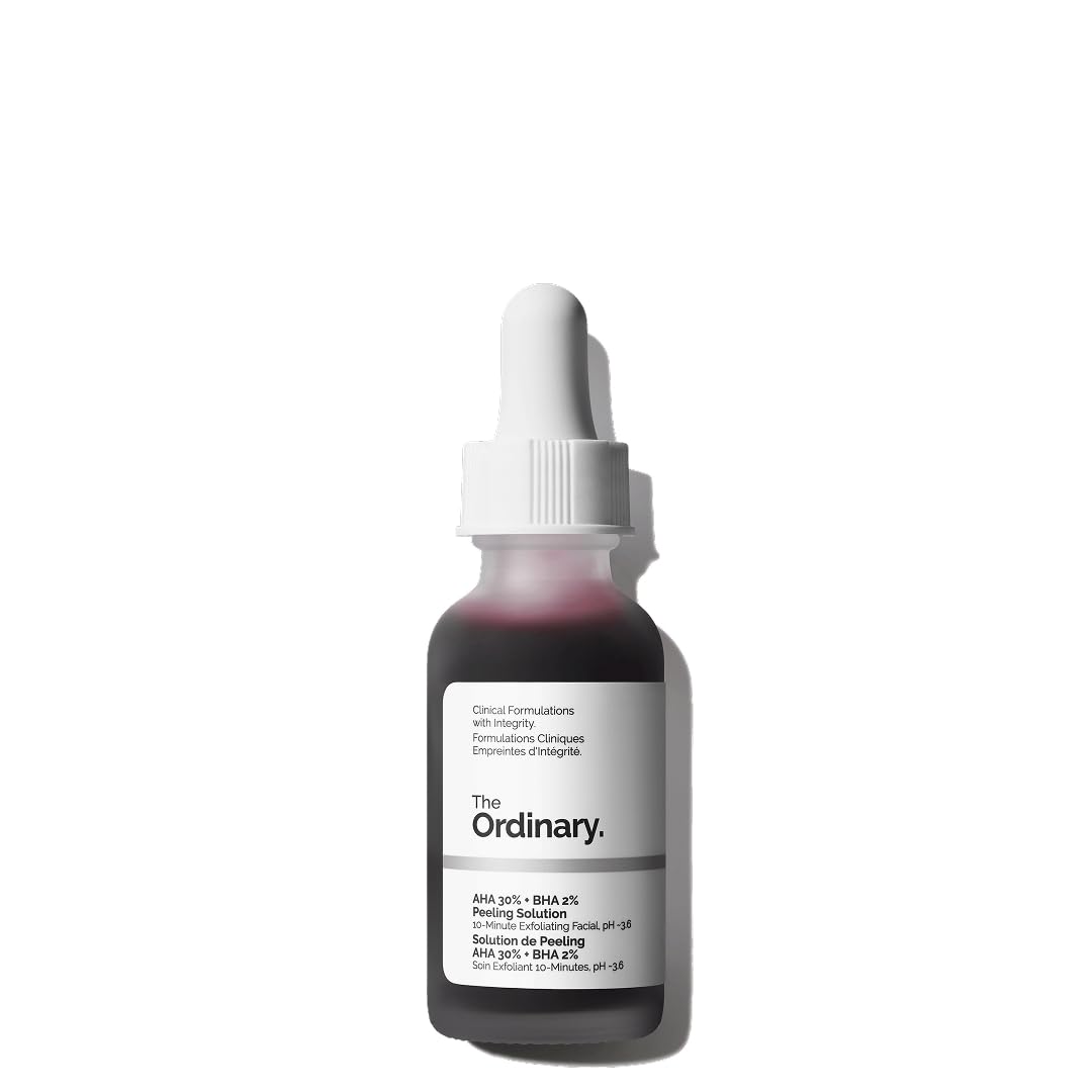 The Ordinary AHA 30% + BHA 2% Peeling 30 ml, Gesichtspflege fuer strahlende Haut