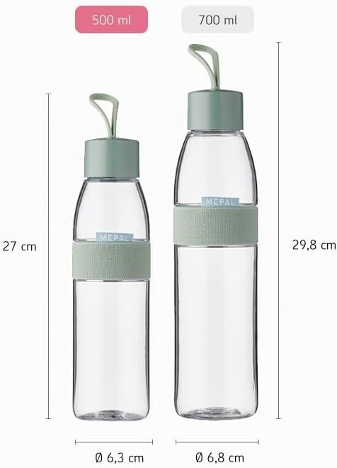 Mepal Ellipse Trinkflasche auslaufsicher BPA-frei Nordic Sage