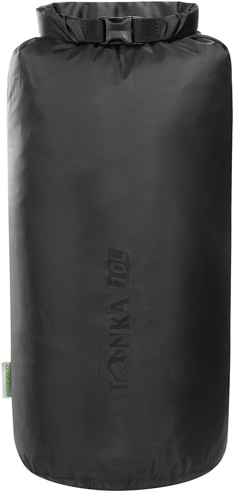 Tatonka Dry Sack Packsack wasserdicht Rollverschluss Steckschliesse schwarz