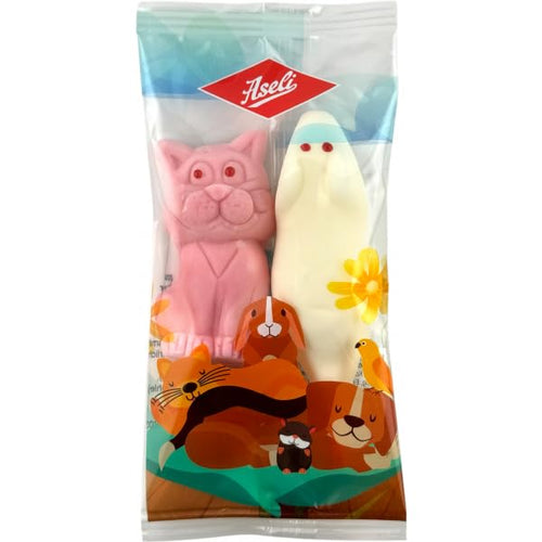 Aseli Marshmallows Haustier Bundle 20x Schaumzucker glutenfrei laktosefrei Himbe