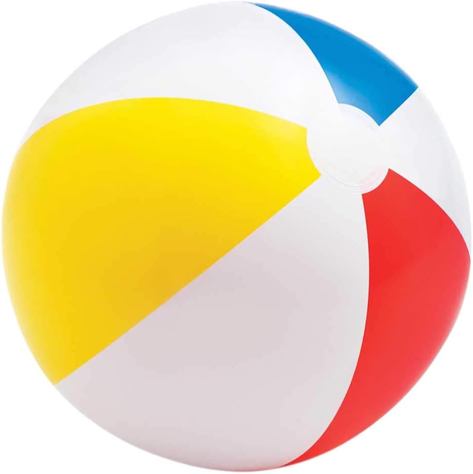 Intex 59020NP Aufblasbarer Ball 51cm Wasserball Strandball Poolball Vinyl Bunt