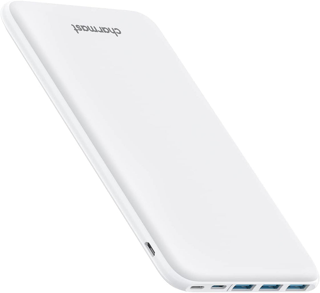 Charmast Powerbank 26800 mAh Slim mit 4 Ausgaengen, USB-C In/Out, kompatibel mit