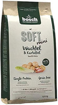 bosch HPC SOFT Mini Wachtel & Kartoffel halbfeuchtes Hundefutter grain