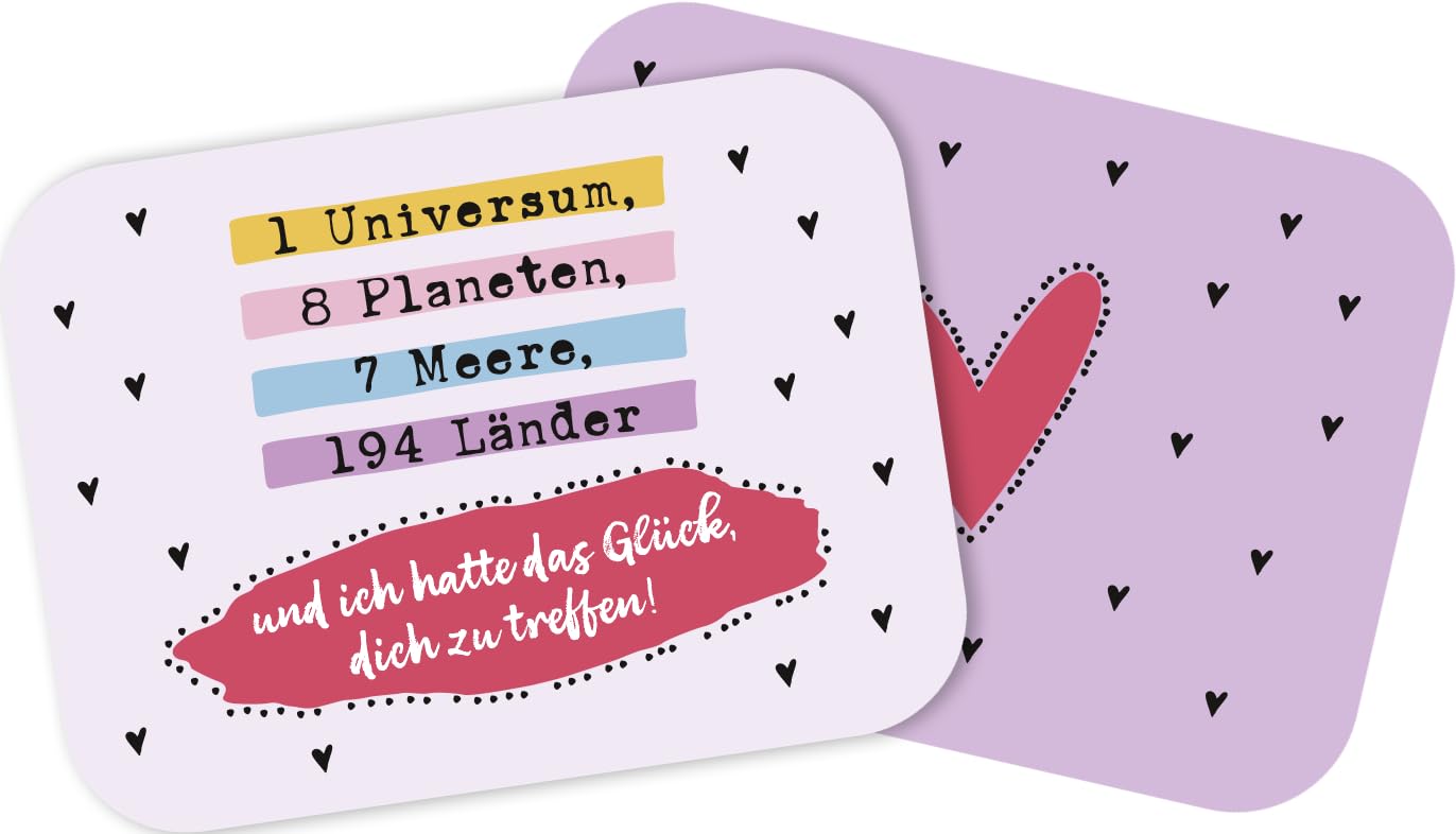 Little Dose of Love Metallbox mit 25 Liebeserklaerungen Geschenk Valentinstag