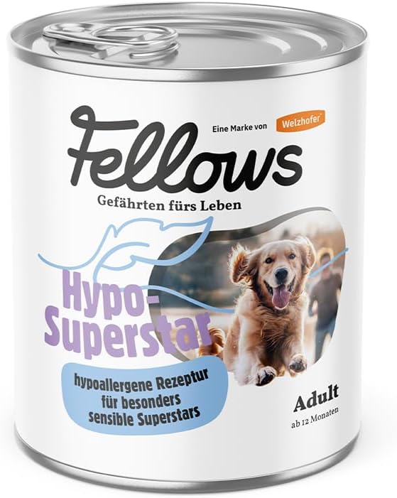 Fellows Hypo-Superstar Hundenassfutter Insekten Monoprotein getreidefrei 6x800g