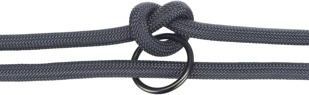 TRIXIE V-Leine verstellbar 2,00 m Durchmesser 13 mm L-XL dunkelgrau braun