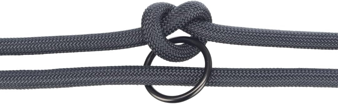 TRIXIE V-Leine verstellbar 2,00 m Durchmesser 13 mm L-XL dunkelgrau braun