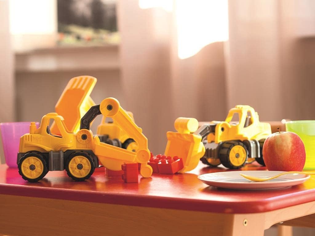 BIG Power Worker Mini Bagger Kinderfahrzeug Spielzeug Bagger