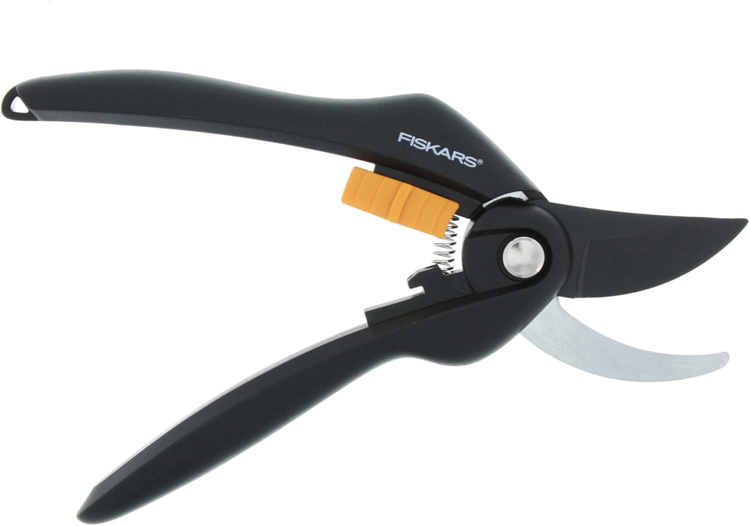 Fiskars Bypass-Gartenschere P26 20 cm Antihaft Stahlklingen Schwarz/Orange