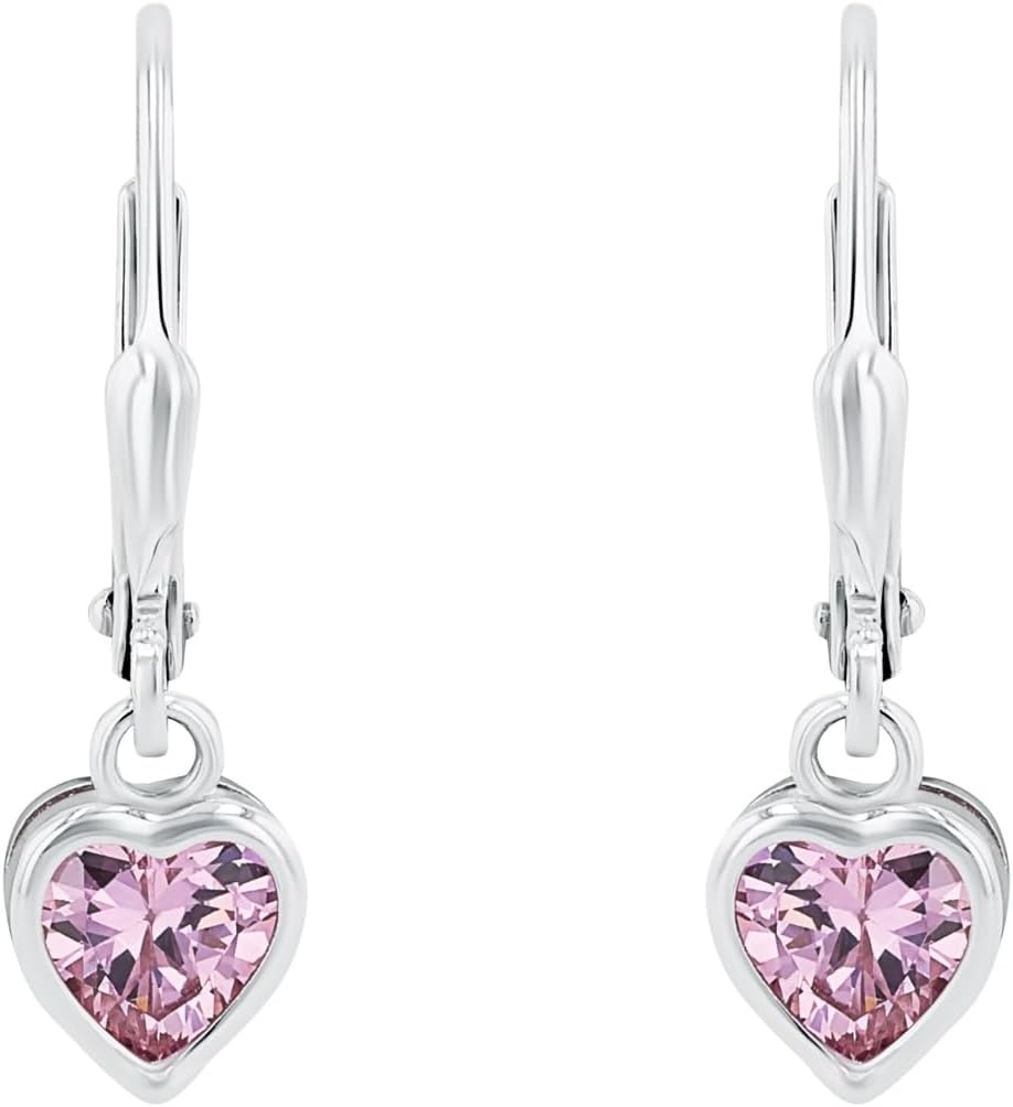 Prinzessin Lillifee Ohrhaenger 925 Sterling Silber Herz mit Zirkonia Kinder
