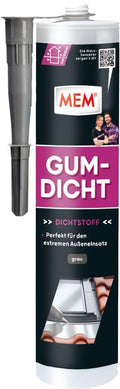 MEM Gum Dicht 310 g grau silikonfrei UV-bestaendig wasserdicht Gebrauchsfertig