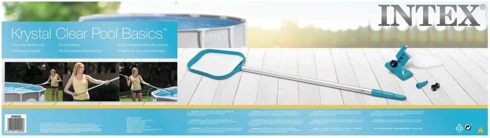 Intex Pool-Reinigungsset 3-tlg Vakuumsauger mit 2,39 m Alu-Teleskopstange