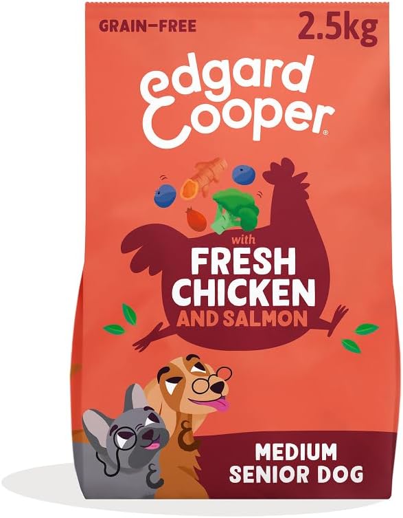 Edgard & Cooper Senior Trockenfutter Lachs & Huhn 2,5 kg getreidefrei