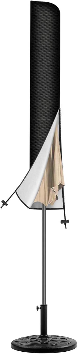 Reinalin Schutzhuelle fuer Sonnenschirm mit Stab 175×30,5/36,5 cm 27cm-50cm