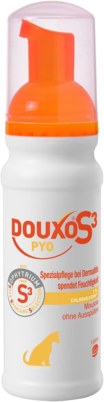 Douxo S3 Pyo Shampoo fuer Hunde und Katzen gegen Bakterien Hefepilze