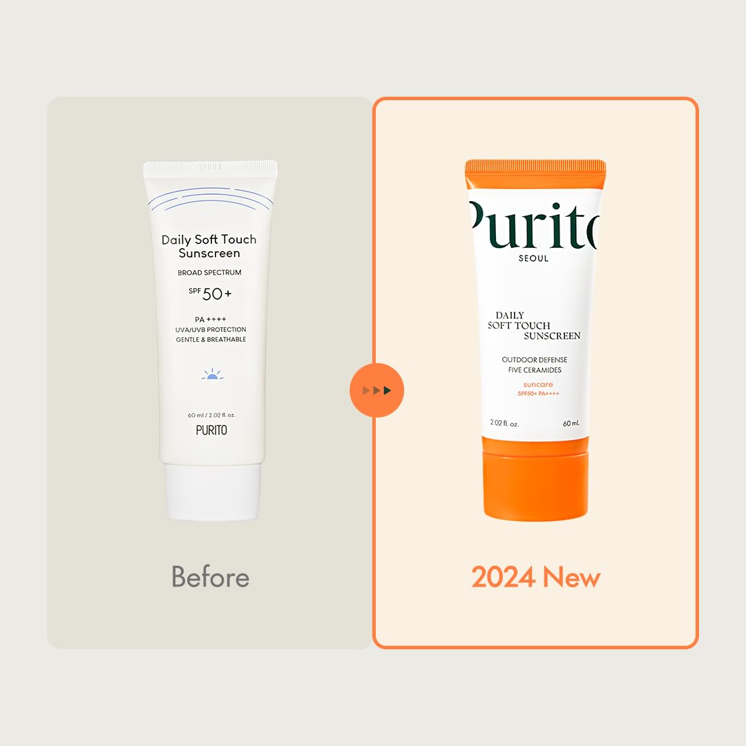 PURITO Daily Soft Touch Sunscreen SPF50+ PA++++ Ceramide Sonnenschutz