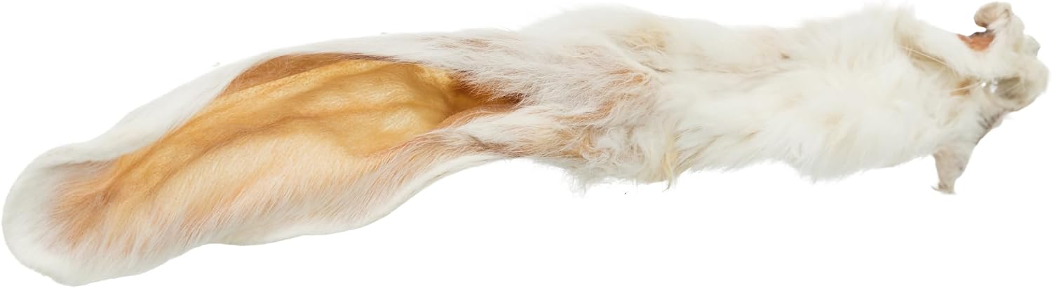 Trixie Kaninchenohren mit Fell Hundesnack Kauartikel 500 g