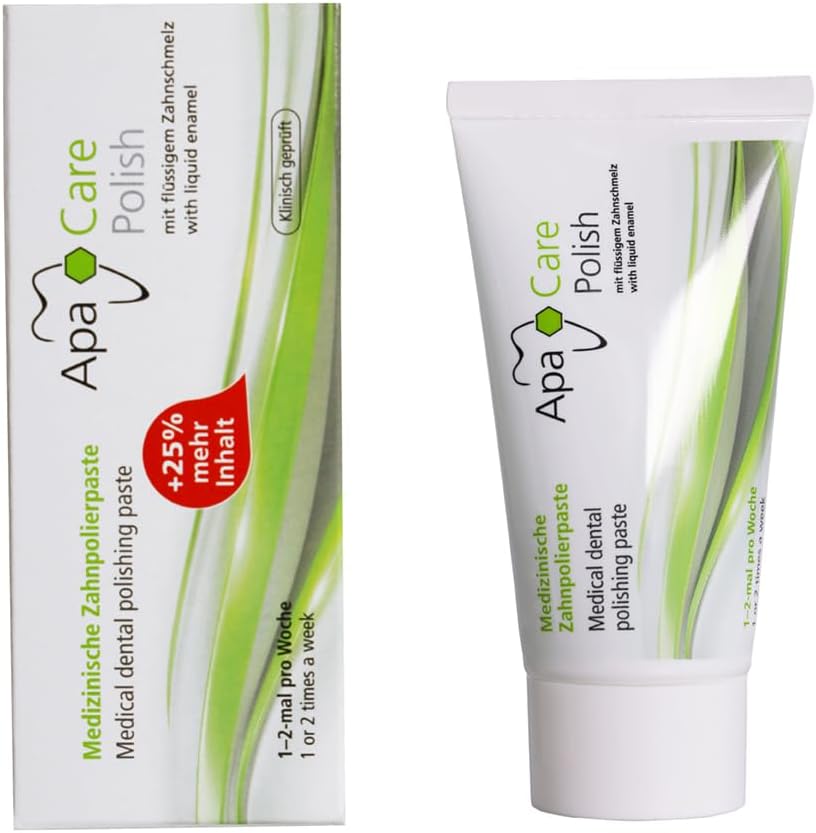 Apa Care Polish Zahnpolierpaste 3x25 ml gegen Verfaerbungen