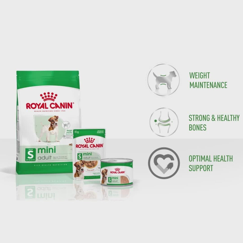 Royal Canin Mini Adult Nassfutter 2 x 12 x 85 g Doppelpack mit EPA & DHA