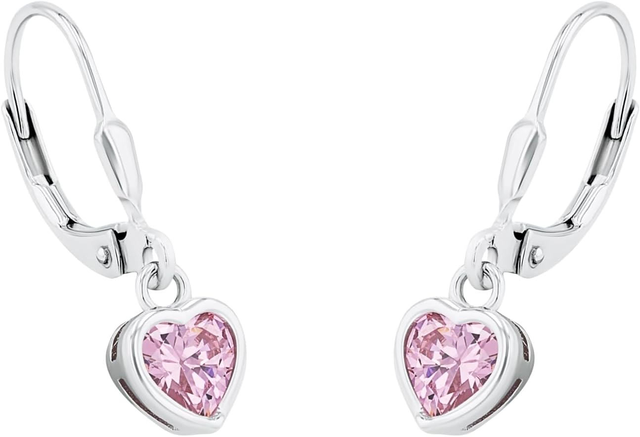 Prinzessin Lillifee Ohrhaenger 925 Sterling Silber Herz mit Zirkonia Kinder
