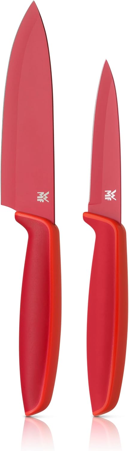 WMF Touch Messerset 2-teilig Kochmesser & Gemuesemesser Antihaft Schwarz