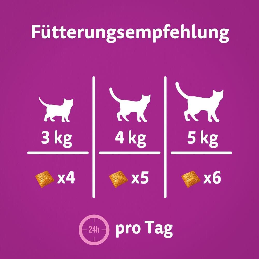 Whiskas Katzensnacks Pounce & Play 8x45g Portionsbeutel verschiedene Sorten