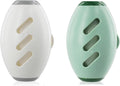 Wiederverwendbarer Fusselroller 2er Set Gruen Weiss waschbar fuer Fussel und Haare