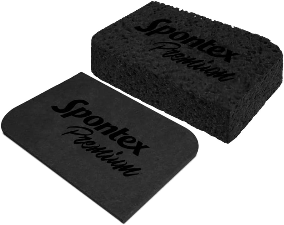 Spontex Quellschwamm Zellulose Reinigungsschwamm 3 Stueck - Haushaltsrolle