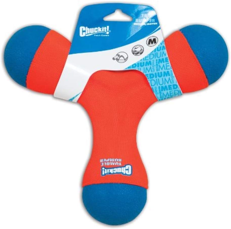 Chuckit! Tri‑Bumper Hundespielzeug Gummi Medium M-L