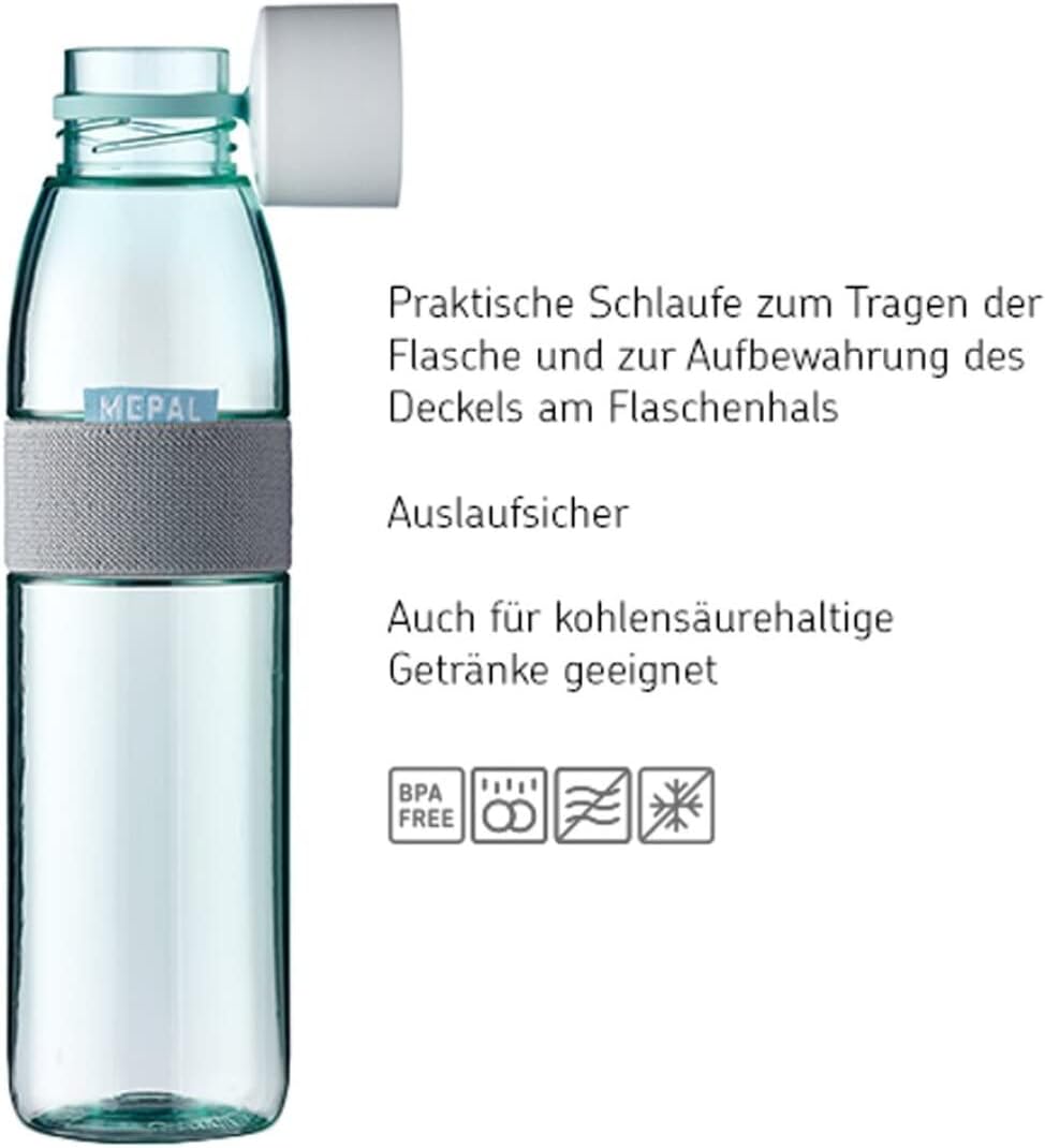 Mepal Ellipse Trinkflasche auslaufsicher BPA-frei Nordic Sage
