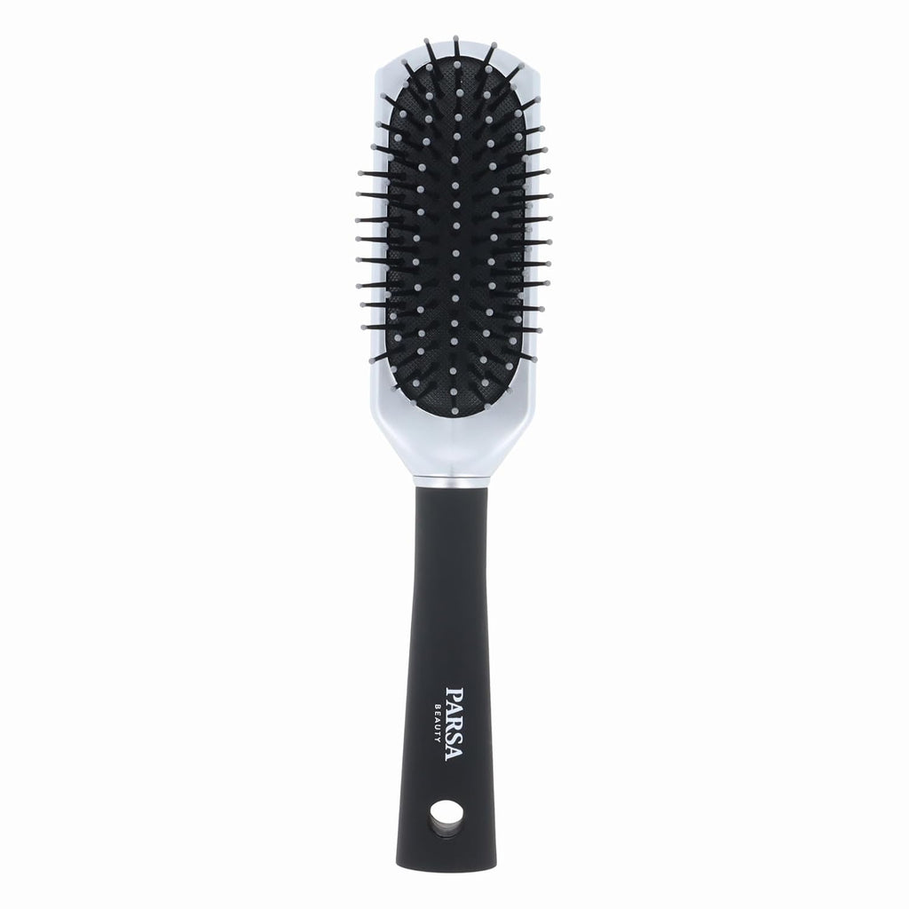 PARSA Beauty Haarbuerste lang schmal schwarz ohne Ziepen