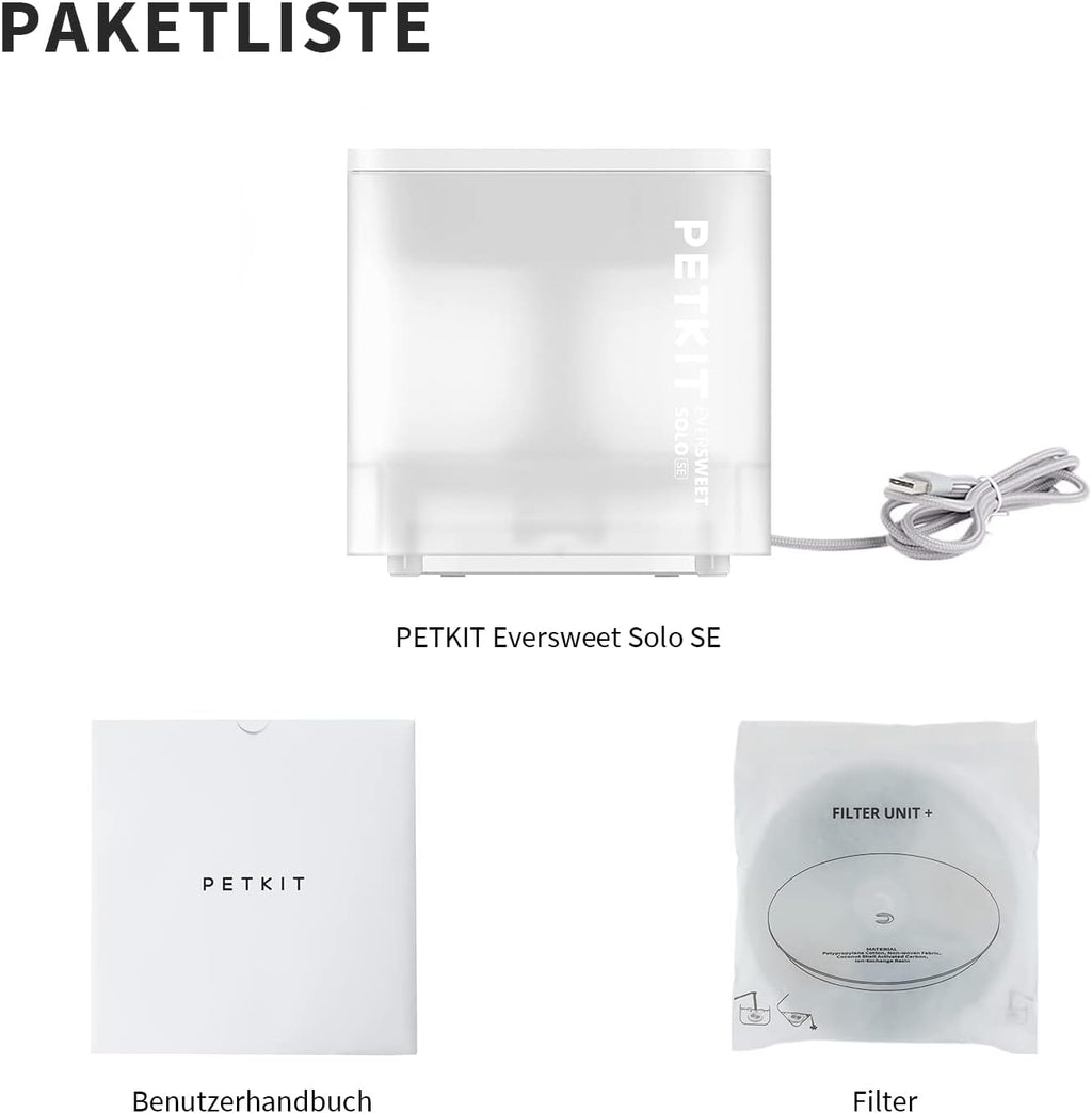 Petkit Cybertail Trinkbrunnen fuer Katzen Hunde leise 25 dB LED
