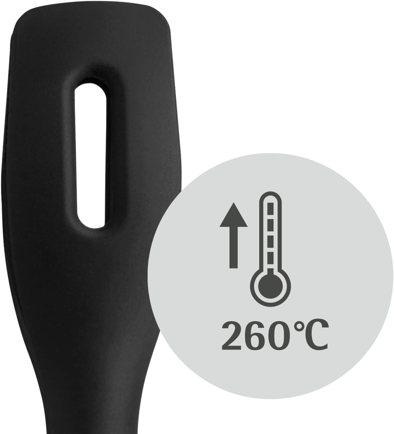 WMF Pfannenwender Kunststoff 31 cm mit Ablageknick, 3,3cm Griffbreite
