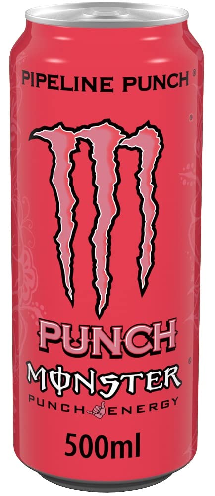 Monster Energy Pipeline Punch, 12x500 ml, Einweg-Dose, mit einem Mix aus Maracuj