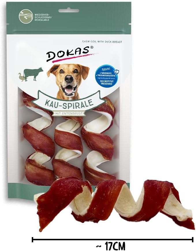 DOKAS Kausnack Hund getreidefrei 8x110g Snack Belohnung für Hunde