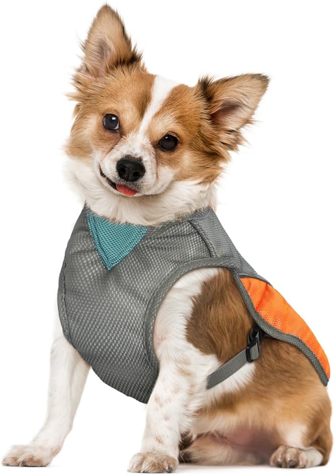 Reflektierende Hundekuehlweste Kuehlgeschirr fuer kleine und grosse Hunde