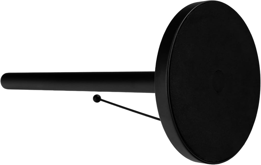 Kuechenrollenhalter stehend Edelstahl schwarz 32 x 15 cm Arbeitsplatte