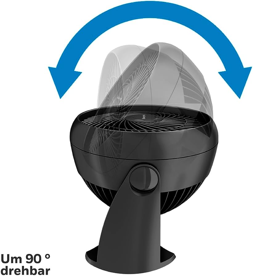 Honeywell TurboForce HT-900E4 Tischventilator Turbo-Ventilator schwarz