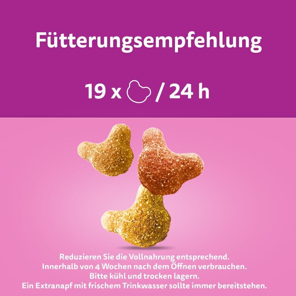 Whiskas Katzen Snacks Becher mit Vitamin E 6 x